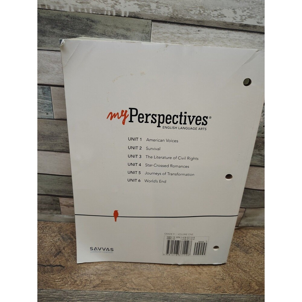My Perspective English Language Arts Grade 9 Volume 1 Pre-owned - Picture 2 of 14